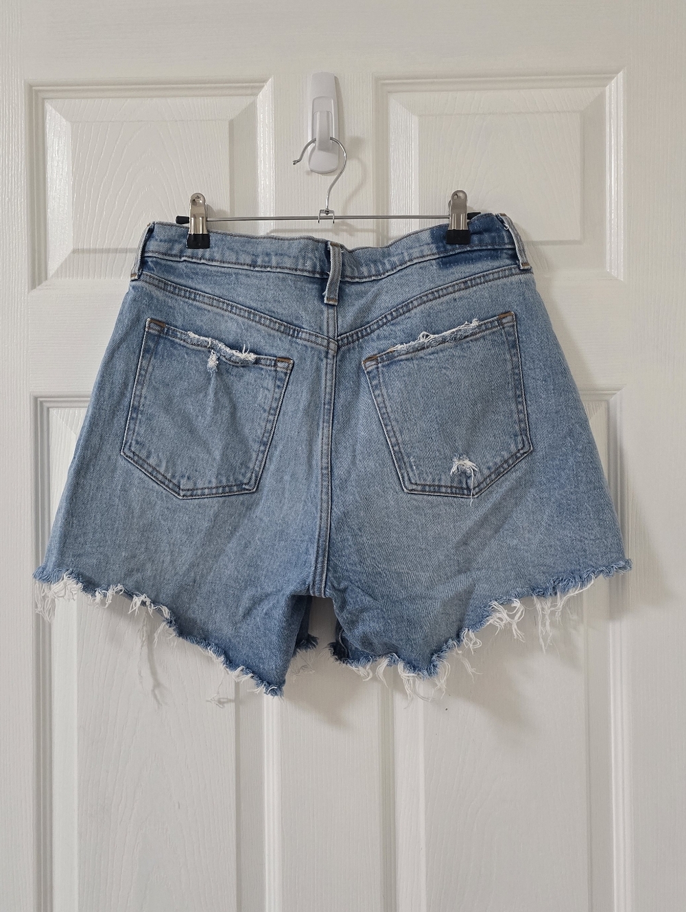 Abercrombie & Fitch 90s Baggy Low Rise Jean Shorts Size 29 - Picture 5 of 6